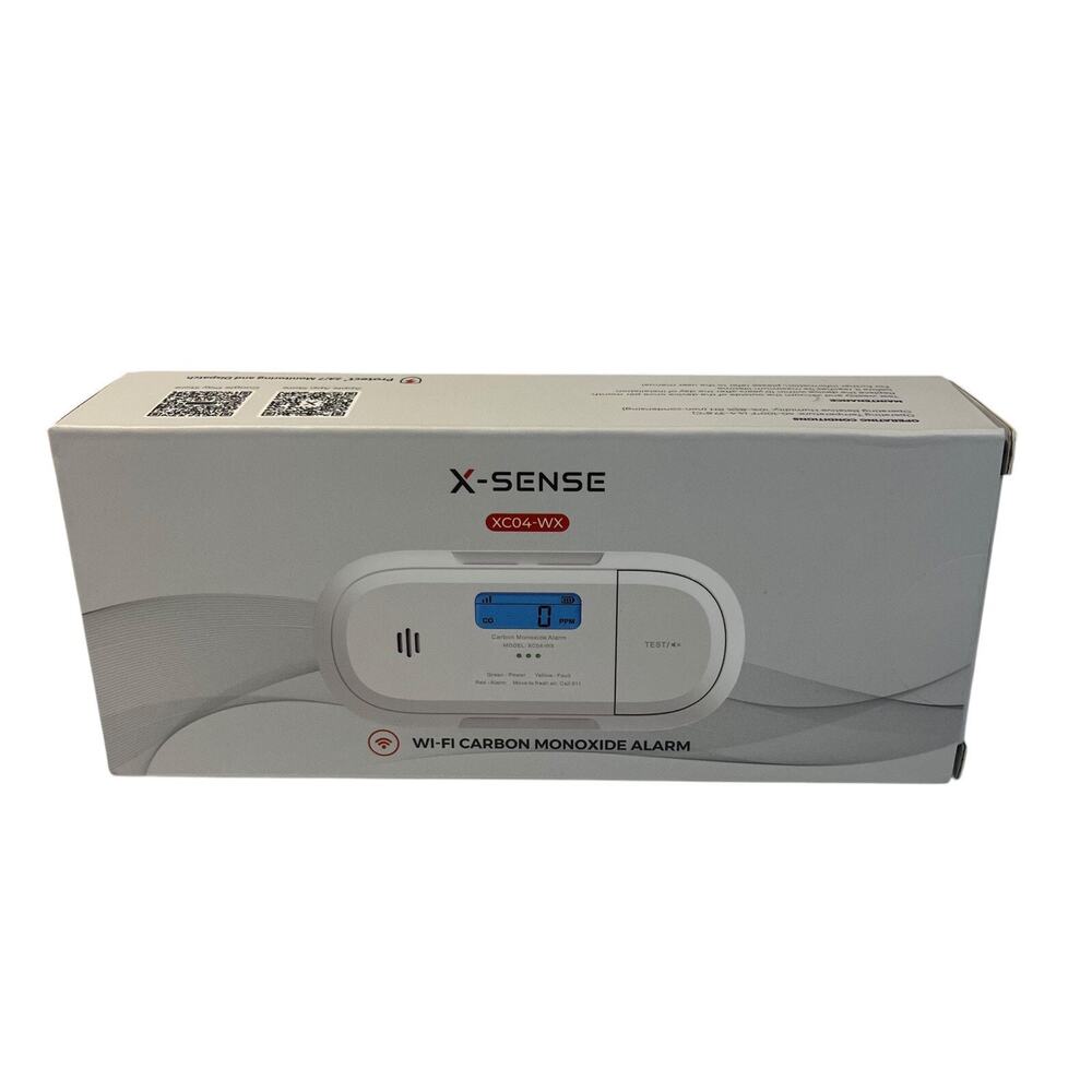 X-Sense Carbon Monoxide Alarm WiFi XC04-WX LCD Display New Seal Box